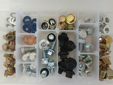 125 Pcs Oil Drain Plugswashers Assortment For Hondatoyotafordgmmazada..125p