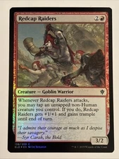 MTG Throne of Eldraine Redcap Raiders Foil 136/269 NM