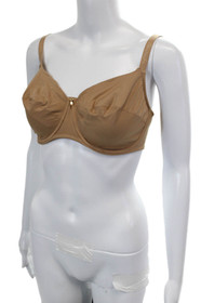 Lise Charmel Womens Charm Accent Basic Underwired Bra Solid Beige Size 34D