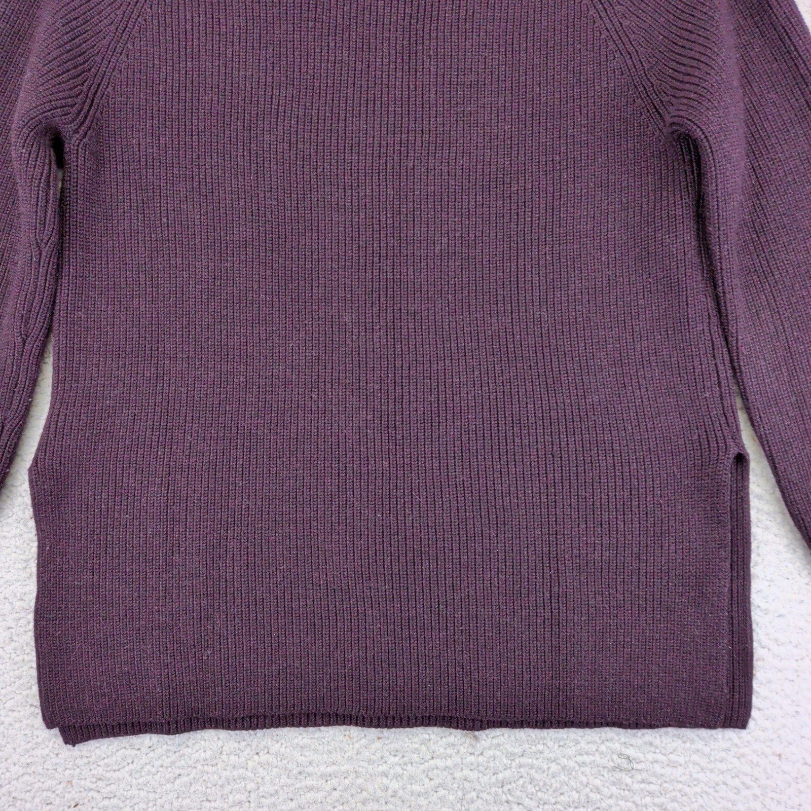 Athleta Switchback Pullover Sweater Burgundy Ribb… - image 9