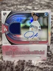 Roki Sasaki AUTO RELIC Game WORN Jersey RC /150 2025 Bowman Chrome #BCAR-RS