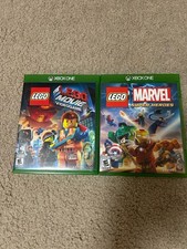 LEGO Marvel Super Heroes & The LEGO Movie Videogame Xbox One Manual Multiplayer