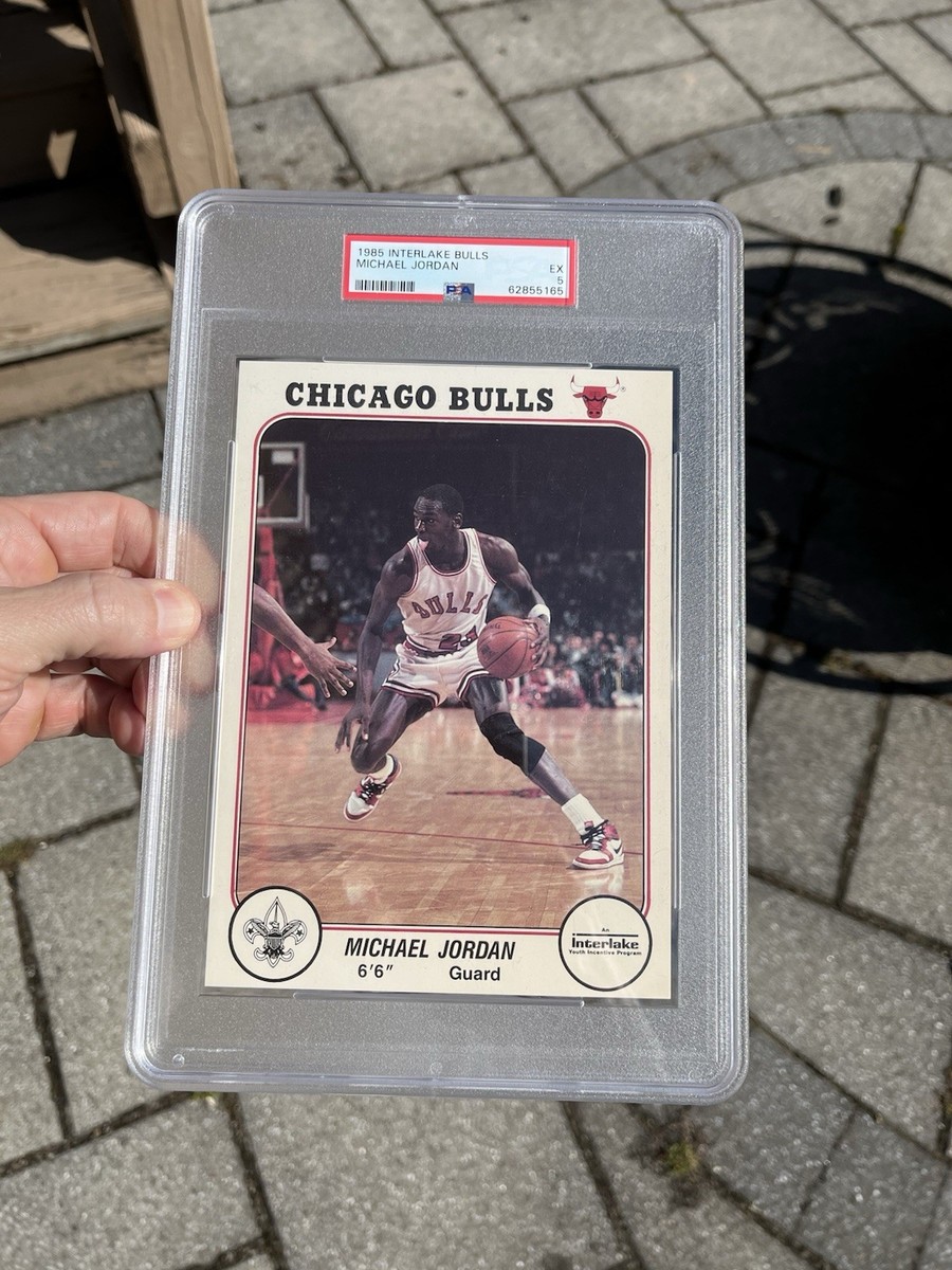 1985 Interlake Boy Scouts Chicago Bulls - Michael Jordan (RC) for 