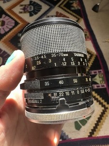 Vintage Tamron 35-70mm f/3.5 Camera Zoom Lens Adaptall 2 Canon FD