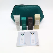 Fresh 7pc Skin Care Set Cleanser, Serum, Cream, Treatment Essence, Body Duo NEW