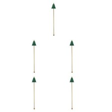Christmas Drink Stirring Rods Metal Swizzle Sticks for Party Use