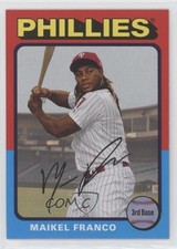 2019 Topps Archives 1975 Design Purple 12/175 Maikel Franco #112 1b3