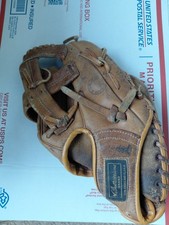 Ted Williams Vintage Sears Roebuck 16144 Flex Action Leather Baseball Glove 10"
