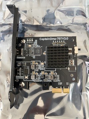 Captain DMA DMAカード 動作確認済み オリジナルファームウェア付属 Captain DMA 75T with installed emulated 1:1 firmware from Clutch