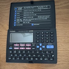 Casio Data Bank DC-8500 PDA Electronic Organizer 64KB RAM 160x96 w/ Case
