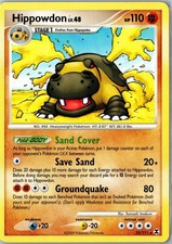 Hippowdon Rising Rivals 25/111 Rare Lightly Played - Pokemon Card
