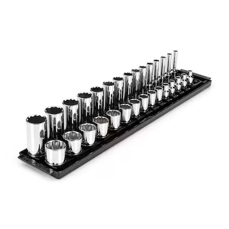TEKTON Set organizer modulare scanalato da 20 utensili (nero) | OTM92120