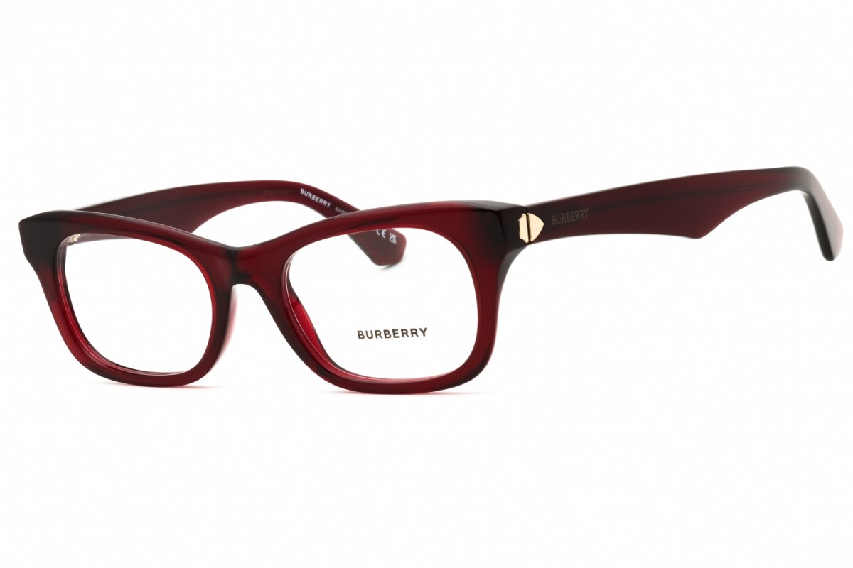 Burberry BE2422 4128 Bordeaux 50mm Eyeglasses New Authentic