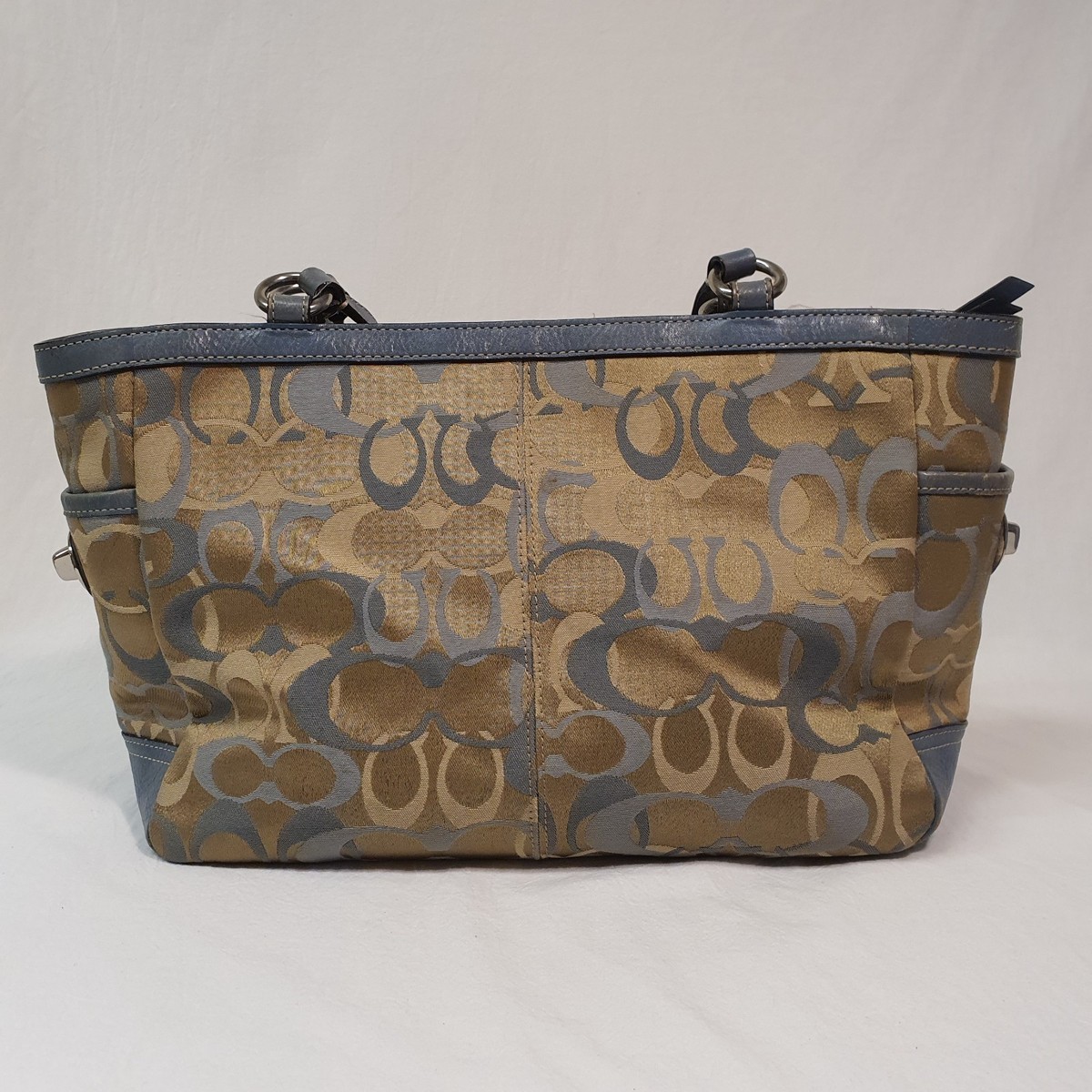 Auth COACH Signature Gallery Jacquard Tote Bag C0973-F13762 | eBay