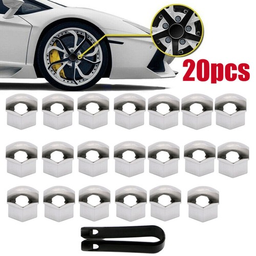20PCS 17mm Car Wheel Nut Caps Bolt Rims Hub Screw Cover Decor Auto Accessories - Picture 2 of 15