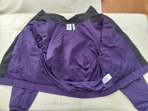 Men's LARGE Adidas Purple & Pink 1990’ Retro Track Jacket EJ0948 - Picture 11 of 14