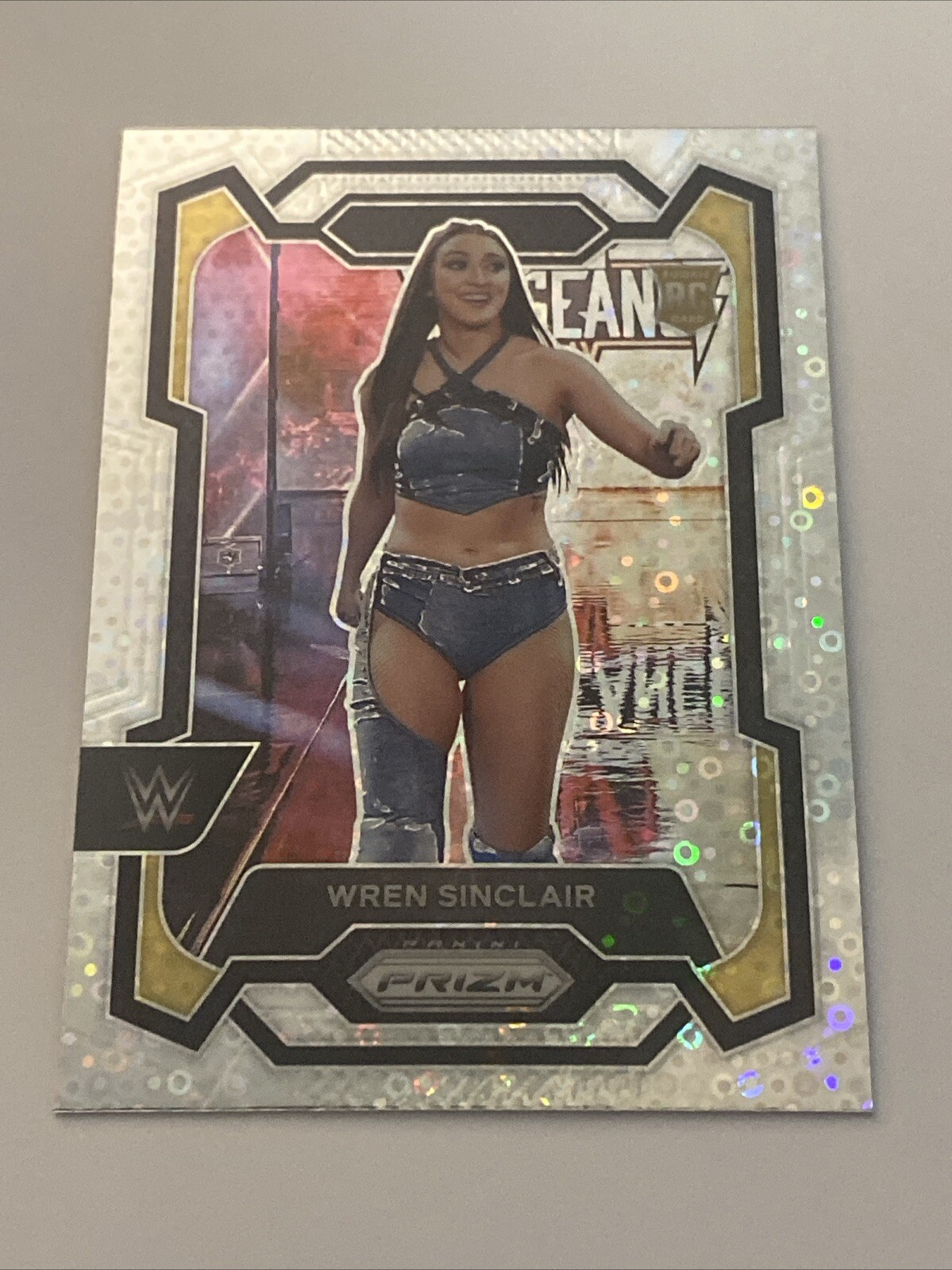 2024 Panini Prizm WWE Wren Sinclair Under Card Prizm RC #195
