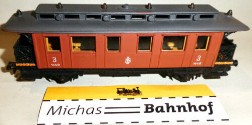 Pocher 218 Sj Carrozza Svedese C3c 3.Kl 1449 H0 1:87 Original Packaging - Picture 4 of 7