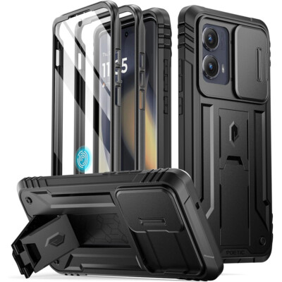 For Motorola Moto Edge 2024 Case | Poetic with Kickstand Built-in 