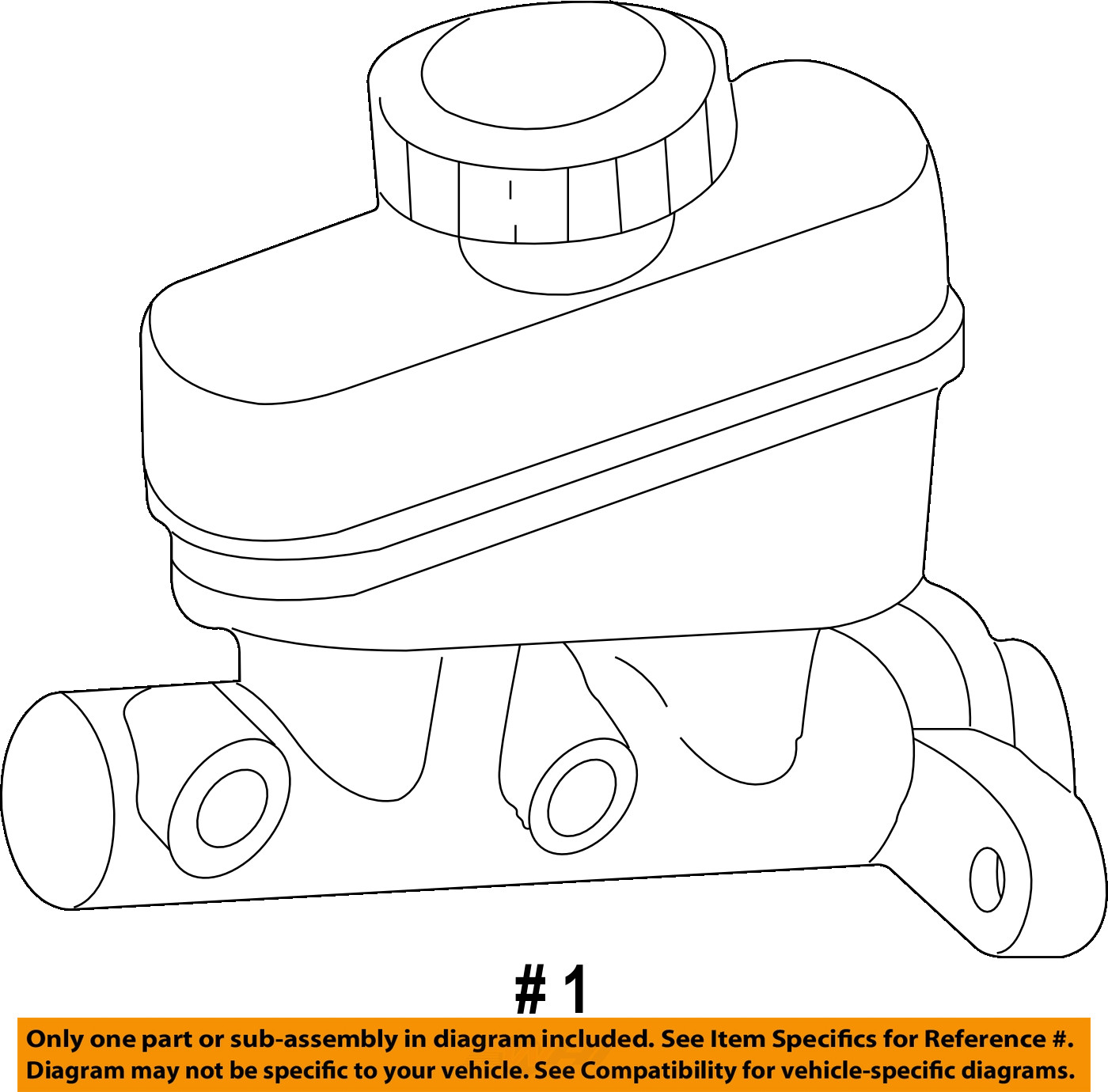 OEM Genuine Ford Ranger Master Cylinder F87Z2140AC for sale online eBay