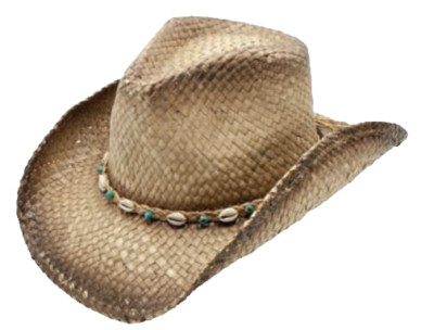 Peter grimm Cowboy Hat coco One Size 100% Matte Weave Peanut Straw Western Hat