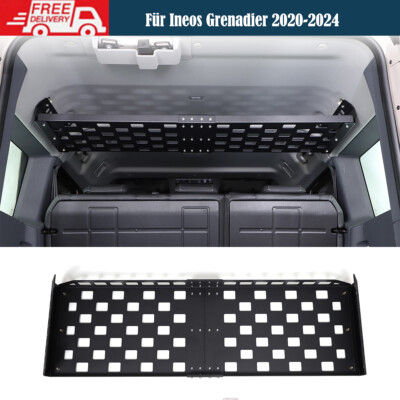 Tail Box Dach Storage Rack Aluminiumlegierung Schwarz Für Ineos Grenadier 2020+