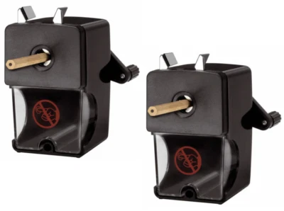 2 x WESTCOTT Spitzmaschine mit Kurbel, manuell, für 7 - 12 mm mit Spannklemme