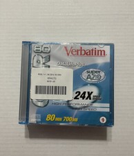 Verbatim CD-R Data Life Plus Super Azo High Speed 24X 80 Min 700 MB New Sealed