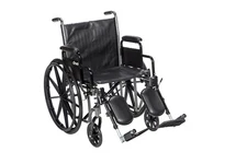 Drive Medical Silver Sport 2 Wheelchair - Black