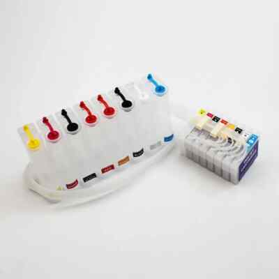 8color ink Supply System without Chip for Eps SureColor P400 P405 P407 Printer