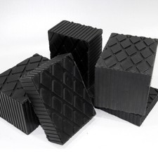 Gummiklotz Gummiklötze Gummiauflage Gummiteller Gummiblock für Hebebühne 4 Stk