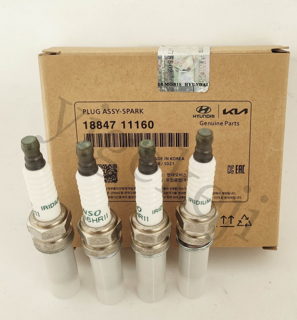 4Pcs Genuine 1884711160 SPARK PLUG For 11-16 Sonata Tucson Optima Sorento 2.4L