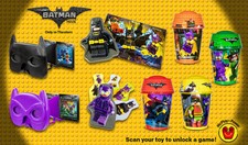 MCDONALD'S 2017 "THE LEGO BATMAN MOVIE" - MISSING  2 AND  6