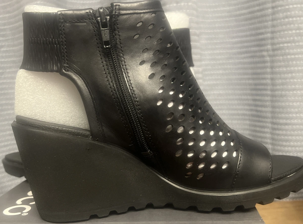 NIB Ecco Freja Wedge Sandal sz 6 6.5 ret 150
