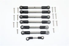 GPM Stainless Steel Thickened Tie Rods For TRAXXAS Rusltler 4X4 Vxl