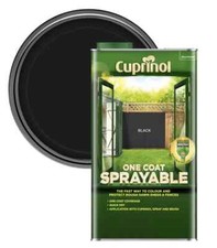 Cuprinol One Coat Quick Drying Sprayable Shed  Fence Treatment Garden Paint 5L