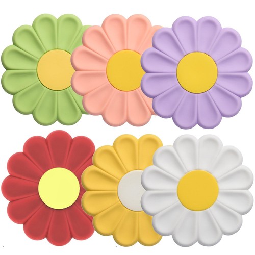 Daisy Heat Resistant Mat Kitchen Silicone Non-slip Trivet Pot Pan Holder Pad
