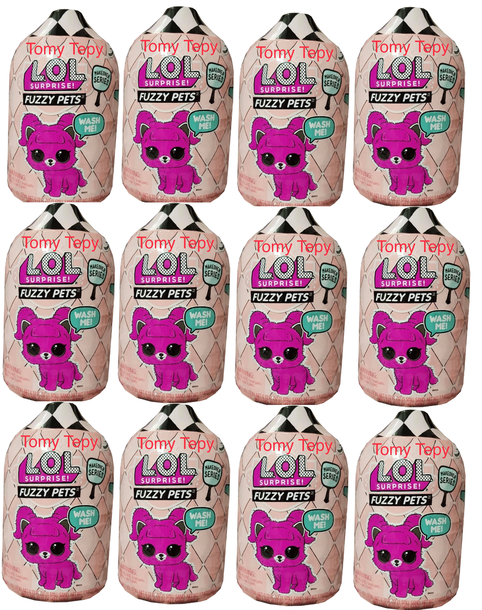 12 FUZZY PETS LOL SURPRISE! 2019 HAIRGOALS MAKEOVER SERIES *WASH