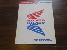 HONDA CBR600F Sporttourer Motorrad 1992- Nachtrag P WERKSTATT HANDBUCH