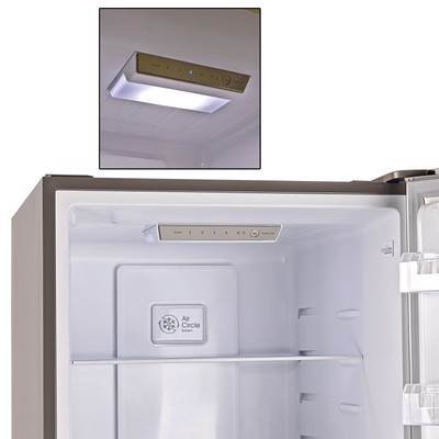 No Frost Kühlschrank Gefrierkombination Gefrierschrank silber 327  