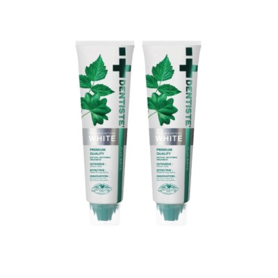 2x Dentiste Premium & Natural White Toothpaste Intensive Whitening Care 100 g