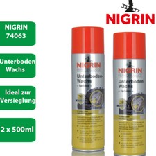 2 x NIGRIN 74063 Performance Unterboden-Wachs 500ml Versieglung Unterbodenschutz