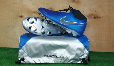 Nike Phantom VSN Elite DF FG AO3262-400 Blue boots Cleats mens
