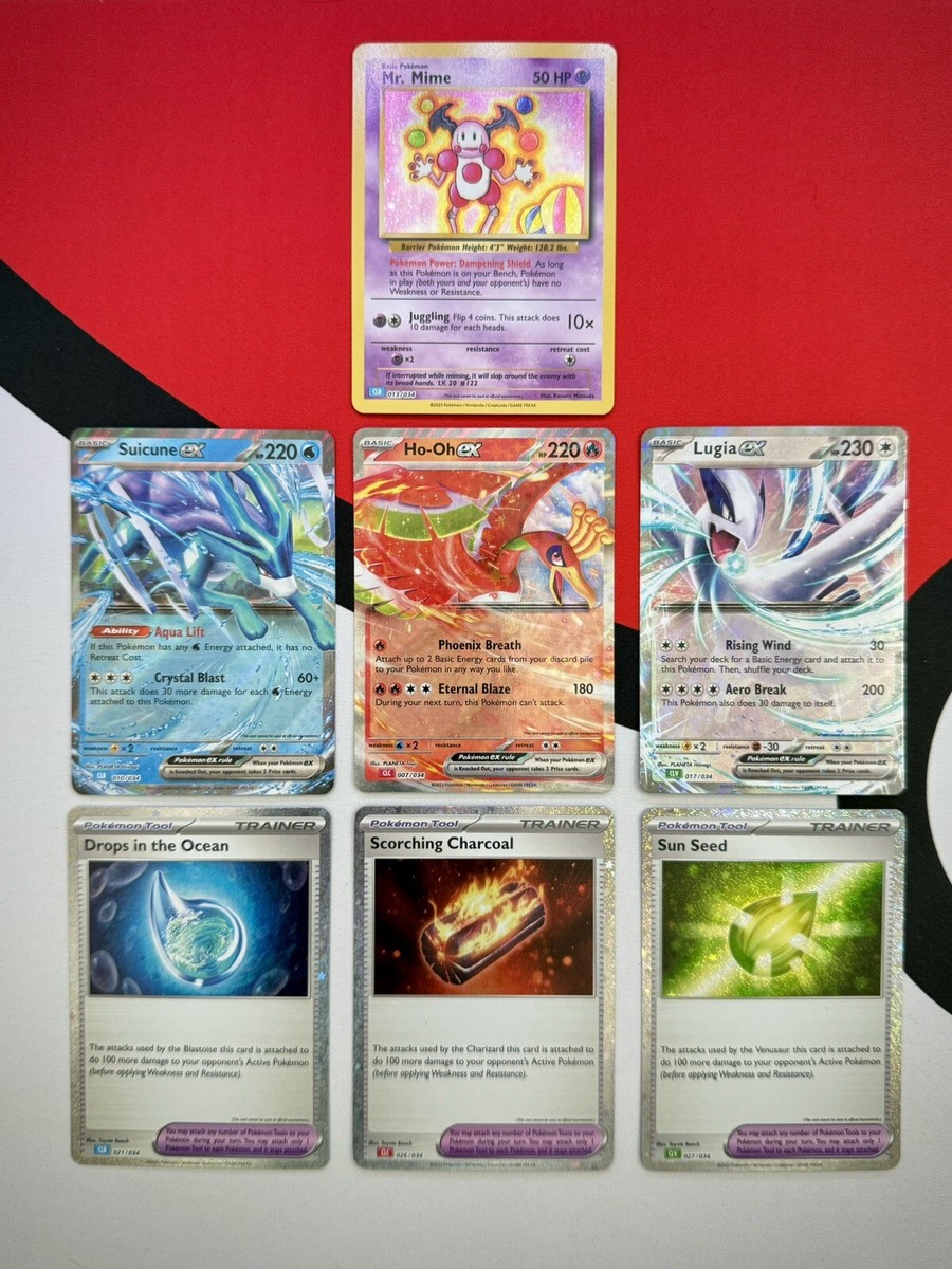 Pokemon Lugia Ho-Oh Suicune ex Combined Powers Premium Collection