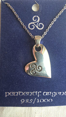 Pendentif Triskel Breton – Argent 925 – Bretagne / BZH – Neuf