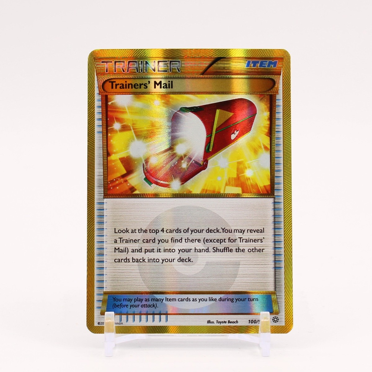 Trainer's Mail - 100/98 Ancient Origins Gold Trainer - NM/LP | eBay