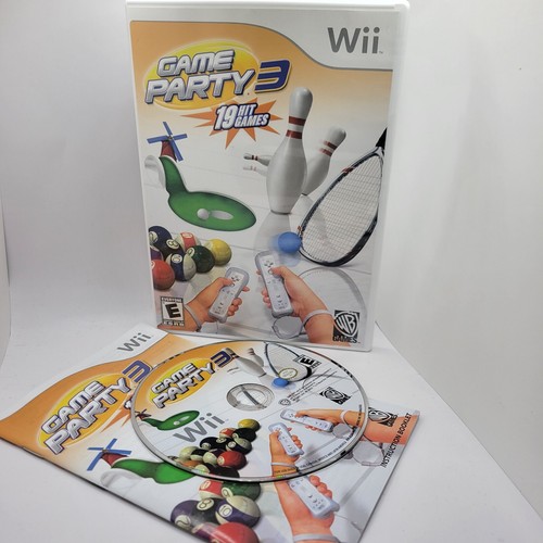Game Party 3 - Nintendo Wii w/Manual & Tested - Picture 4 of 5
