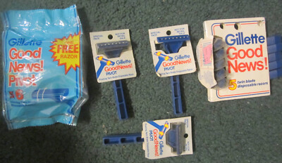 14 lot Gillette Good News Disposable Razors Twin Blade  Brand New