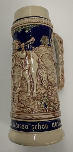 Alter Bierkrug. Behüt dich Gott! es wär so schön gewesen, Original GERZ 1,5 L - Bild 4 von 4