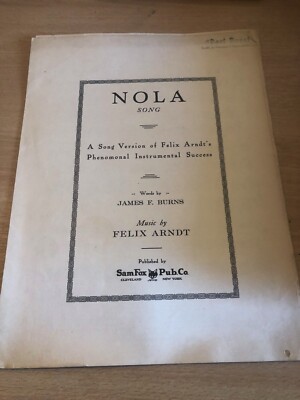 [31979-129] Partition - James Burns Félix Arndt - Nola